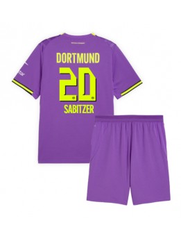 Borussia Dortmund Marcel Sabitzer #20 Replika Tredje Kläder Barn 2026-27 Kortärmad (+ byxor)